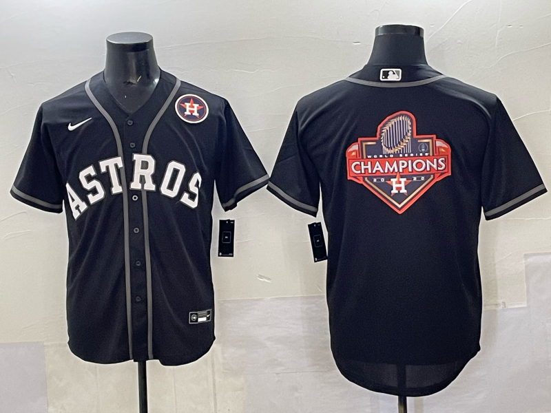 Men Houston Astros blank black 2025 Nike MLB Jersey 0012
